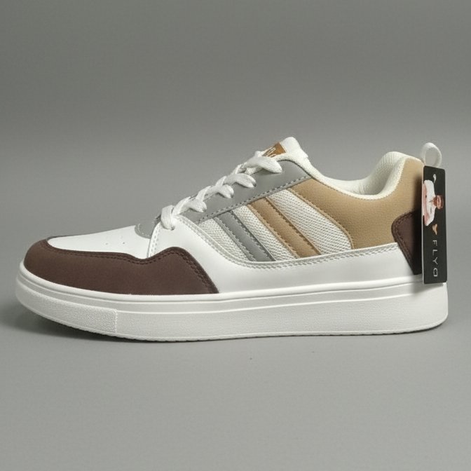 Lakhani Flyo Men’s Casual Sneakers – Stylish & Comfortable Everyday Wear Shoes