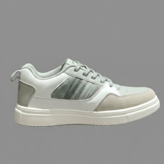 Lakhani Flyo Men’s Stylish Grey Casual Sports Shoes | Lightweight Comfort Sneakers for Daily Wear - Image 3