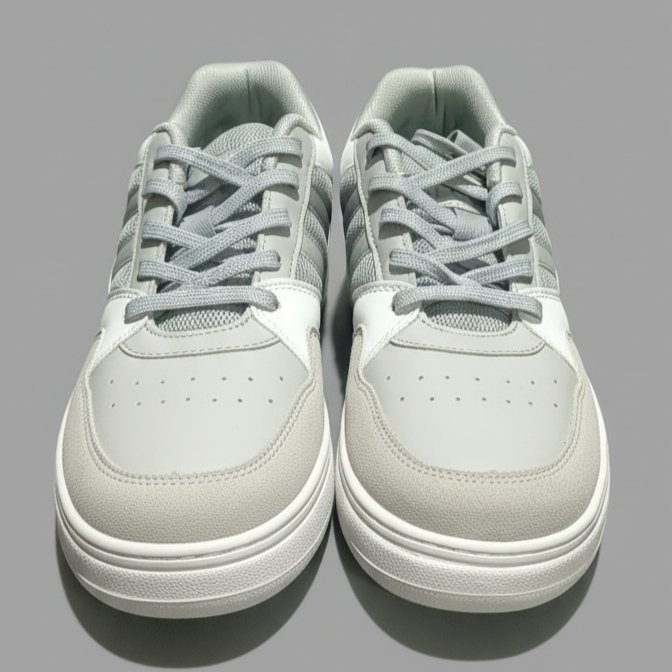 Lakhani Flyo Men’s Stylish Grey Casual Sports Shoes | Lightweight Comfort Sneakers for Daily Wear - Image 4