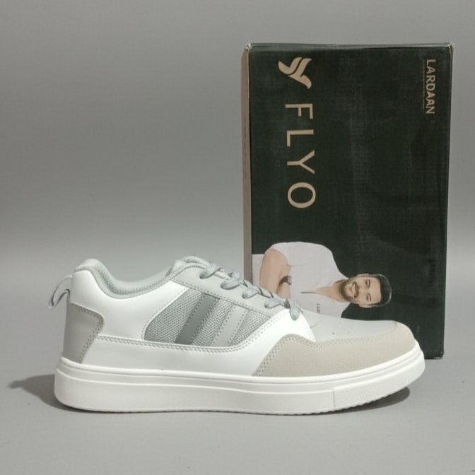 Lakhani Flyo Men’s Stylish Grey Casual Sports Shoes | Lightweight Comfort Sneakers for Daily Wear