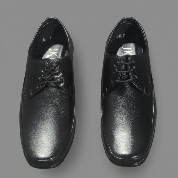 Men’s Black Formal Lace-Up Shoes – Elegant & Durable Office Wear