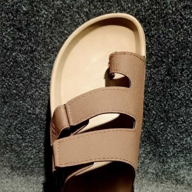 Delfoam Men's Brown Professional Comfort Chappal – Premium Daily Wear Sandals