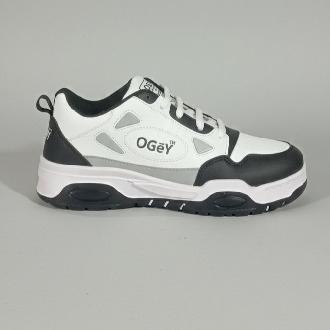 Stylish OGEY™ Black & White Casual Sneakers for Men