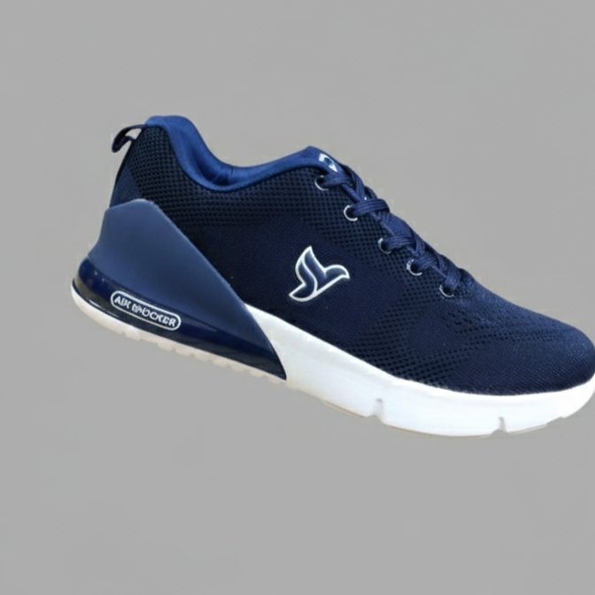 FLYO Men’s Navy Air Shocker Lightweight Sports Shoes