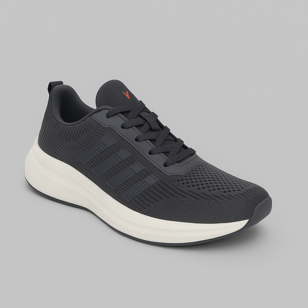 FLYO Men’s Black Lightweight Running Shoes