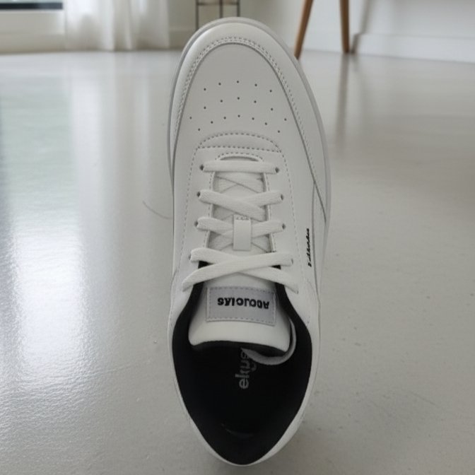 Stylish White Casual Shoes for Men – Lightweight & Trendy Everyday Wear (Non-Branded)